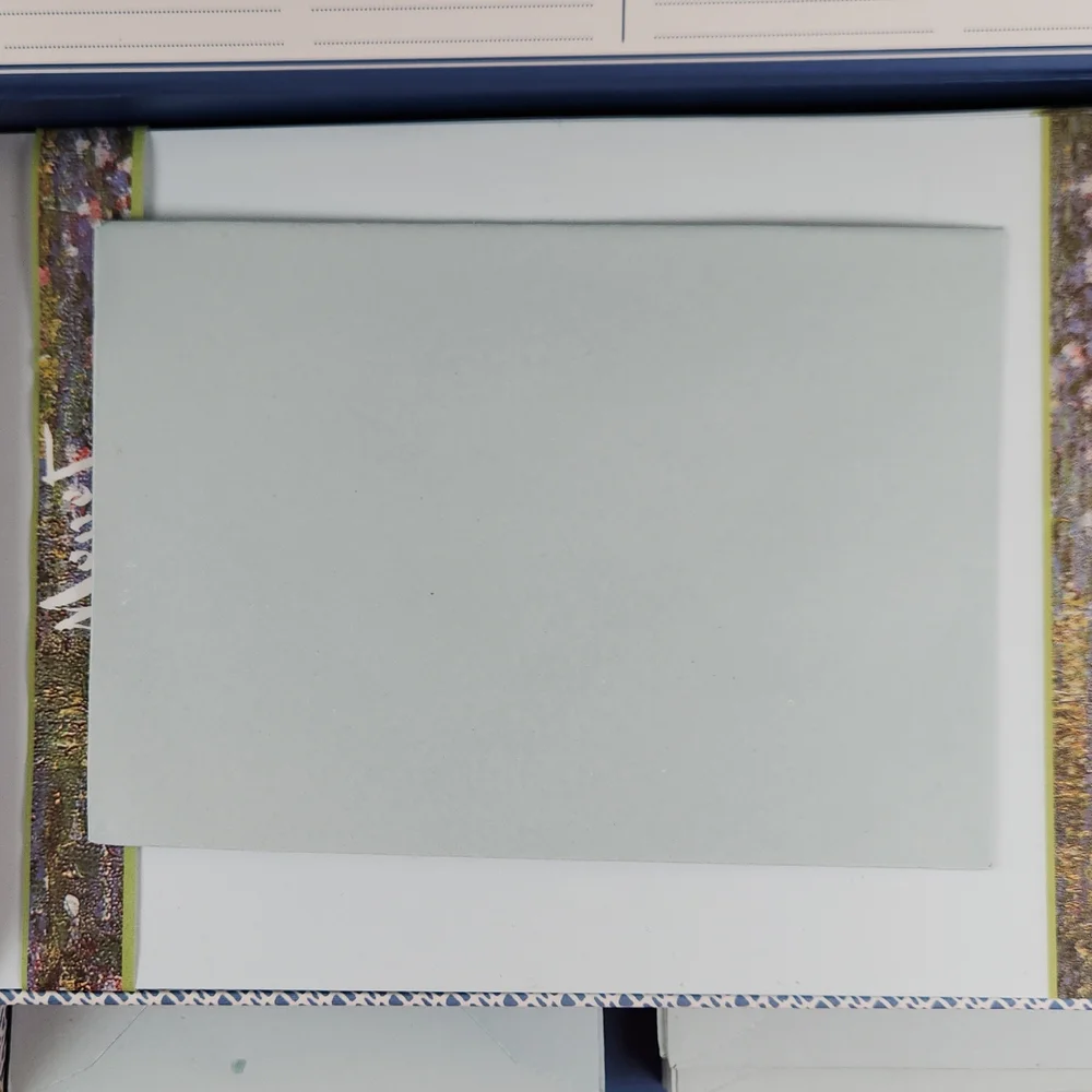 The Monet Desk Set, 20 Monet Cards, Stationery, envelopes & pen, ENGLAND, '98